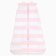 Burt's Bees Baby Organic Lightweight Beekeeper Wearable Blanket - Blossom Rugby Stripe, 6-12 M