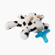 WubbaNub Pacifier - Baby Cow 2024, Attached