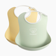 BabyBjörn Baby Bib (2 Pack) - Powder Yellow/Powder Green