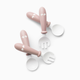 BabyBjörn Baby Spoon and Fork (4 Pack) - Powder Pink