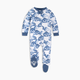 Burt's Bees Baby Organic Sleep & Play Footie Pajamas - Moonlight Clouds, 0-3 M
