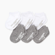 Burt's Bees Baby Ankle Socks (6 Pack) - Heather Grey/White Solid, 0-3 M