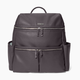 Skip Hop Flatiron Diaper Backpack - Raisin Faux Leather