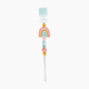 Loulou Lollipop Darling Pacifier Clip - Rainbow