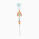 Loulou Lollipop Darling Pacifier Clip - Rainbow