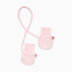 Zutano Cozie Fleece Lined Mitten - Baby Pink