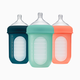 Boon NURSH Silicone Pouch Bottles - Mint, 8 Oz