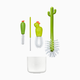 Boon Cacti 4-Piece Bottle Cleaning Brush Set - White/Green