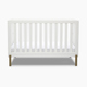 Delta Children Hendrix 4-in-1 Convertible Baby Crib - Bianca White With Metal Base