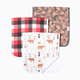 Copper Pearl Burp Cloth Set - Lumberjack