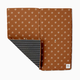 Toki Kids Standard Organic Cotton Play Mat - Rainbow Stamp In Rust