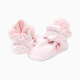 Burt's Bees Baby Organic Cotton Booties - Blossom Stripe, 0-3 M