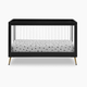 Delta Children Sloane 4-in-1 Acrylic Convertible Crib - Black