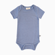 Kyte Baby Short Sleeve Bodysuit - Slate, 0-3 M