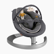 Nuna LEAF Grow Baby Seat & Rocker with Toy Bar - Granite