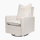 babyletto Cali Pillowback Swivel Glider - Performance Cream Eco Weave