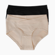 Kindred Bravely Bamboo Viscose Maternity Hipster Panties (2 Pack) - Neutrals, Large/X-Large