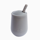 ezpz Mini Cup + Straw - Gray