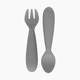 ezpz Mini Utensils - Gray