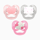 Dr. Brown's Advantage Pacifiers Glow-in-The-Dark - Pink, 3, Stage 1