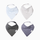 Copper Pearl Bandana Bib Set (4-Pack) - Lennon