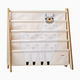 3 Sprouts Book Rack - White Llama