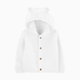 Carter's Cardigan - White, 12 M