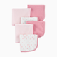 Carter's Wash Cloths (6 Pack) - Pink/Dots