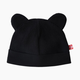 Zutano Cozie Fleece Hat - Black, 6-12 M