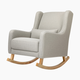 babyletto Kai Rocker Chair - Performance Grey Eco Twill/Light Legs