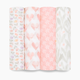 Aden + Anais Essentials Cotton Muslin Swaddles (4 Pack) - Piece Of My Heart