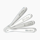 Beaba Baby's First Foods Silicone Spoons (Pack of 4) - Cloud