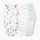 Aden + Anais Disney Essentials Cotton Wrap Swaddle (3 Pack) - Winnie + Friends, 3