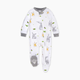 Burt's Bees Baby Organic Sleep & Play Footie Pajamas - Bunny Trail, 0-3 M