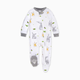 Burt's Bees Baby Organic Sleep & Play Footie Pajamas - Bunny Trail, 0-3 M