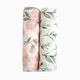 Crane Baby Cotton Muslin Swaddles (2 Pack) - Parker Floral And Leaf