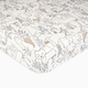 Crane Baby Cotton Sateen Crib Fitted Sheet - Ezra Woodland