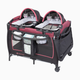 Baby Trend Lil' Snooze Deluxe III for Twins - Cozy Berry