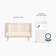 babyletto x Naturepedic Hudson Crib & Organic Mattress Bundle