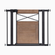 Safety 1st Easy Install Modern Farmhouse Gate - Grey Stain Finish