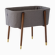 TruBliss Sova Bassinet - London Grey