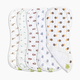 KeaBabies Softe Muslin Baby Burp Cloth - The Wild, 5