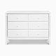 daVinci Jenny Lind Spindle 6-Drawer Dresser - White