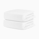 Newton Baby 2-Pack Organic Cotton Breathable Crib Sheets - Solid White 2 Pack