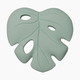 Loulou Lollipop Silicone Teether - Monstera Seafoam