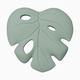 Loulou Lollipop Silicone Teether - Monstera Seafoam