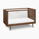 Ubabub Nifty Clear 3-in-1 Crib - Walnut