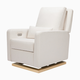 babyletto Sigi Electronic Recliner and Glider - Performance Cream Eco Weave/Light Base