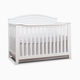 Sorelle Berkley Round Top Panel Crib - White