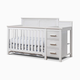 Sorelle Farmhouse Crib & Changer - Weathered White